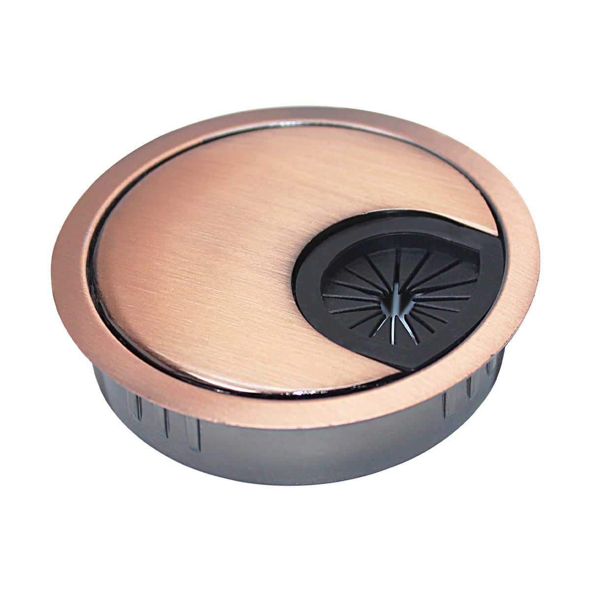 EASYEAH 2 Pcs Desk Grommet 2" / 50 mm, Zinc Alloy Desk Cord Hole Cover