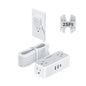 TESSAN Extension Cord 5 FT, Power Strip with 900J Surge Protection, Grey