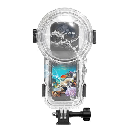 PULUZ Invisible Dive Case for Insta360 X5, [196ft/60m] Waterproof Case Diving Housing Cover Protective Underwater Shell for Insta 360 X5 Action Camera Accessories