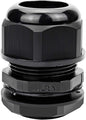 XHF 5 Pcs 1" IP68 Strain Relief Nylon Cord Grip Waterproof NPT Cable Glands Adjustable UL Listed and RoHS Compliant (Black)