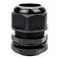 XHF 5 Pcs 3/4" IP68 Strain Relief Nylon Cord Grip NPT Cable Glands Adjustable UL Listed and RoHS Compliant (Black)