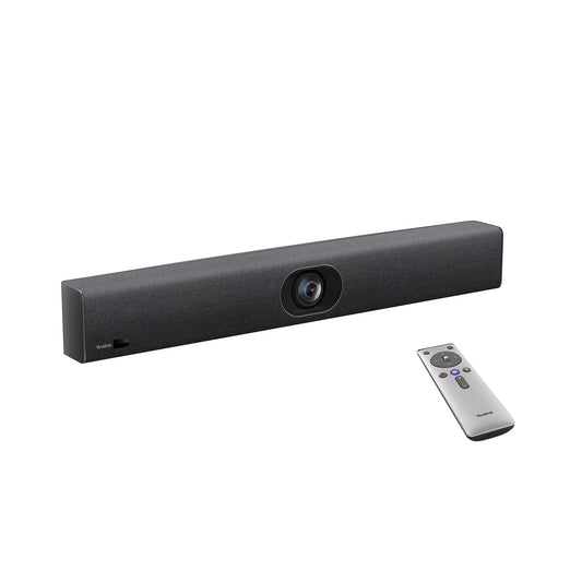 Yealink UVC40 E2 USB Conference Room Camera System Ultra-HD 4K Video Conference Camera 120° Wide-Angle Lens Built-in 8 Microphone Arrays Auto Framing Speaker Tracking and Smart Area Exposure Webcam
