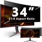 APeiSi 18.5 Inch Privacy Screen Filter for 16:9 Widescreen Monitor | Privacy Shield | Anti-Glare | Anti-Blue light Protector | Eye Protection | Computer Security Private Filter