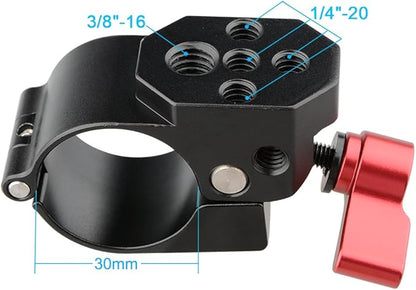 CAMVATE 30mm Monitor Mount Rod Clamp for Ronin-M Gimbal Stabilizer (Red) - 1552