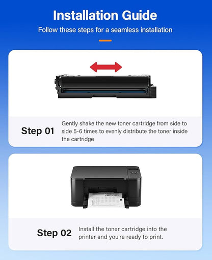 C230 C235 Toner Cartridge Set 4-Pack with chip High Yield Replacement for 006R04391 006R04392 006R04393 006R04394 Compatible with Xerox C230 C235 C230DNI C235DNI Printer Ink Black Cyan Magenta Yellow