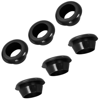 Qrity 20x Rubber Grommets ID 14mm Mount 17mm for Cable