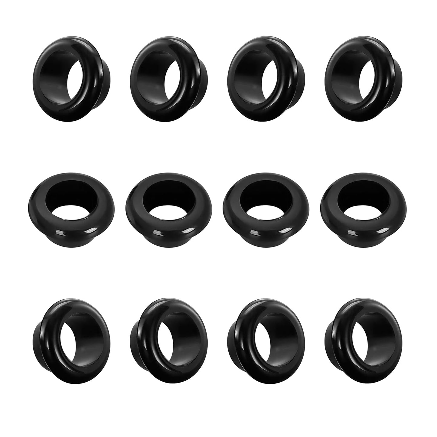 Qrity 20x Rubber Grommets ID 14mm Mount 17mm for Cable