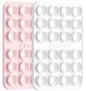 PKYAA Anteel Max - Silicone Suction Phone Case Adhesive Mount, Upgraded Super Strong Grip, Durable, Easy to Use, Hands-Free Sticky Phone Holder for Selfies, Tiktok Videos, 2.56"x3.94" (Translucent)