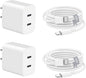 Charger for iPhone 16 15,Fast Dual Port USB C Charger Block,Double Type C Apple Wall Power Adapter Plug,10FT Quick USB C to C Charging Cable for iPhone 16/16 Pro Max/16 Pro/15 Pro/15 Plus,iPad Pro/Air