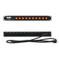 ThePoEstore 1U Horizontal PDU 19" Rack Mount Power Strip - Surge Protector