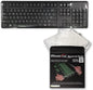 Green Onions Supply[3 Pack] Universal Fully Covered Flat Style 0.025mm Wipeable Superb Tactile Feeling Waterproof Anti-Dust Keyboard Cap Cover for Desktop Keyboard with Numeric Hospital/Dentist Use