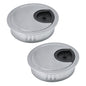 EASYEAH 2 Pcs Desk Grommet 2" / 50 mm, Zinc Alloy Desk Cord Hole Cover