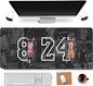 RTGGSEL 31.5x11.8 Inch Non-Slip Long Extended Large Gaming Mouse Pad with Stitched Edges XL Laptops Keyboard Mouse Mat(8&24)