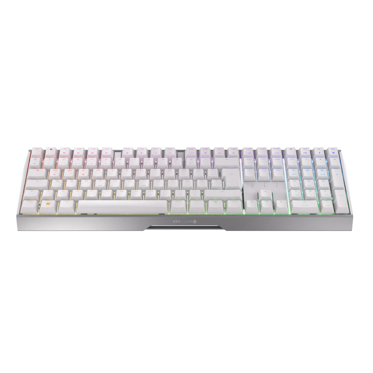 Cherry MX 3.0S Wireless, Mechanical Gaming Keyboard, Bluetooth, 2.4 GHz & Wired Mode, RGB Lighting, Aluminum Housing, Rechargeable, MX RED Switches, Black