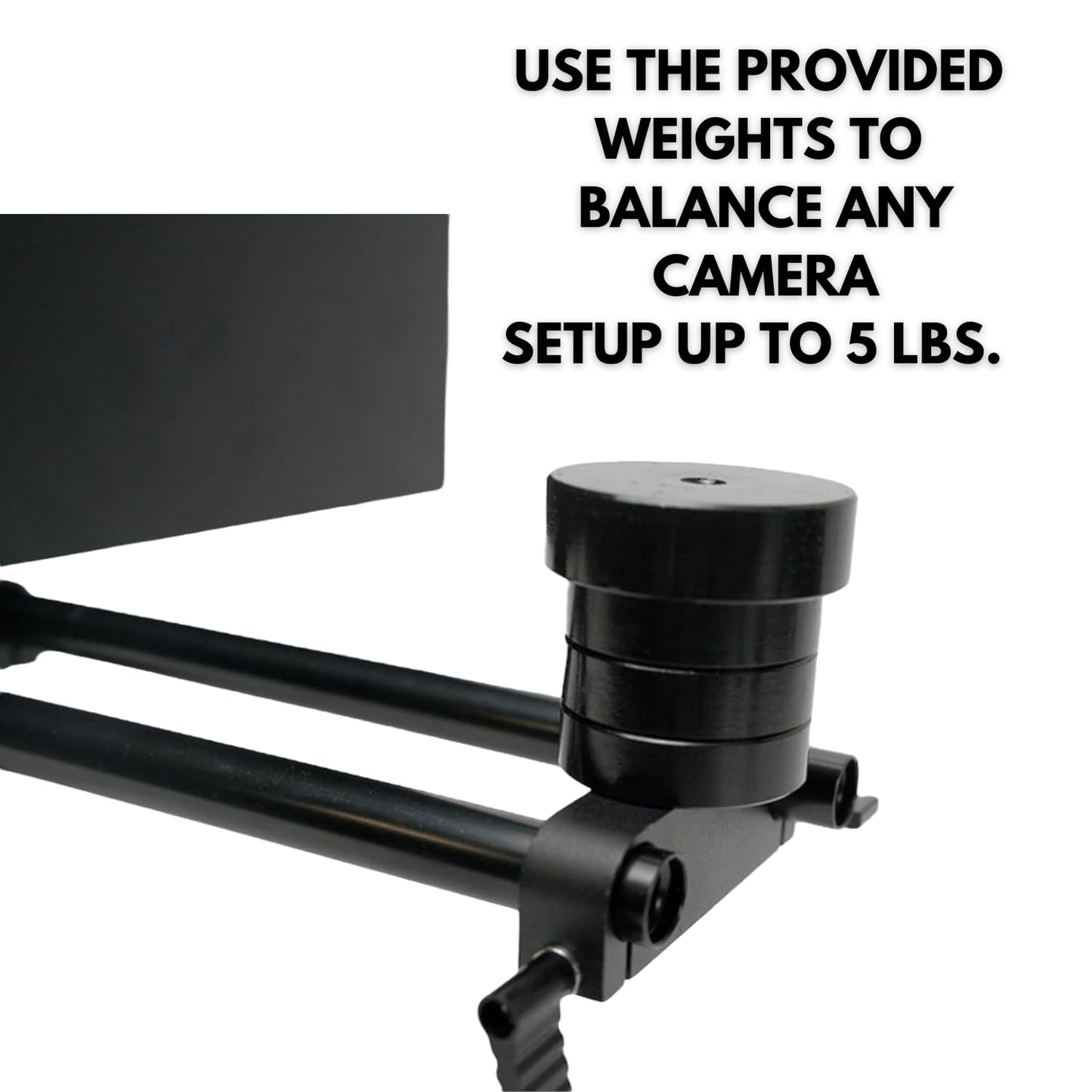 Glide Gear REVO 50 360° Rotating Camera Platform Rig, Adjustable Arm for DSLR or Smartphone, Aluminum Build, Supports Up to 40lbs