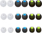 Silicone Replacement Earbud Tips for In-Ear Headphones (Inner Hole 3.8mm-5.1mm) - 9 Pairs, S/M/L