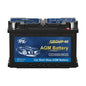 TPE BCI Group31 Car Start Stop System LiFePO4 Lithium-ion Battery 12.8V 100AH 1500A 1280WH Lightweight High Performance Battery Level Display Dual Port