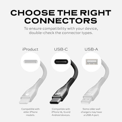 Statik MagStack Pro USB C to USB C Cable, Clutter-Free Magnetic Type C Charger Fast Charging Cord, Magnetic Charging Cable, Compatible with 16 Pro Max, 15, Galaxy S21 S20 Ultra, 100W 6FT/2M