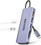 USB C Hub, 7 Ports USB C MultiPort Adapter for MacBook Pro/Air, Type C to HDMI Dongle with 4K HDMI, 1 USB 3.2 Up to 10Gbps, 2 USB 2.0, 100W PD, SD/TF for iPhone 15/16 and Other Type C Devices