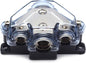 1pc Distribution Block 1 in 3 Ways Out Power Distribution Block Car Audio 1x4 Gauge Input 3x8 Gauge Output Ground Distribution Block for Automotive