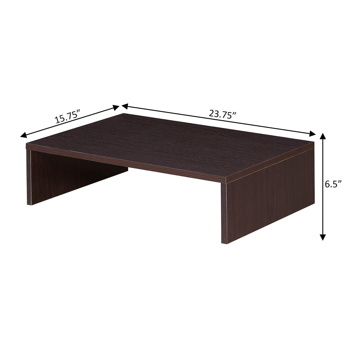 Convenience Concepts Designs2Go TV/Monitor Riser 23.75", Espresso