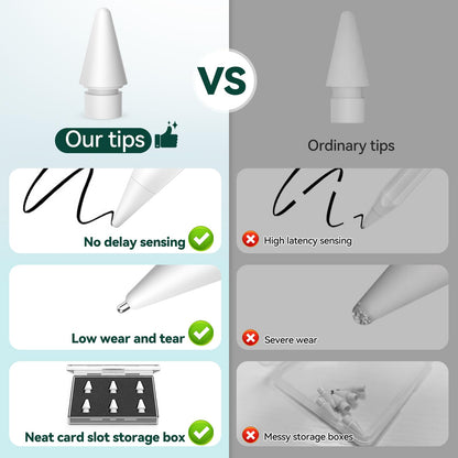 Inesore Pencil Tips for Apple Pencil Pro/1st/2nd/USB-C (4 Pack)