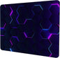 Purple Abstract Art Mouse Pad Personalized Design Computer Laptop Non-Slip Rubber Mouse Pad 9.5x7.9 Inch
