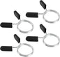 Barbell Clips Olympic Barbell Clamps Collars 2 Inches Weight Bars Lock Dumbbell Spring Clips Circlip Fitness Weightlifting Buckle 4 Pack