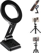 elitehood for Magsafe Phone Tripod Mount with Arca Port, Aluminum Magnetic iPhone Tripod Mount with 1/4" & 3/8" Screw, for Magsafe Phone Adapter Compatible with iPhone 16 15 14 13 12 Series, Black
