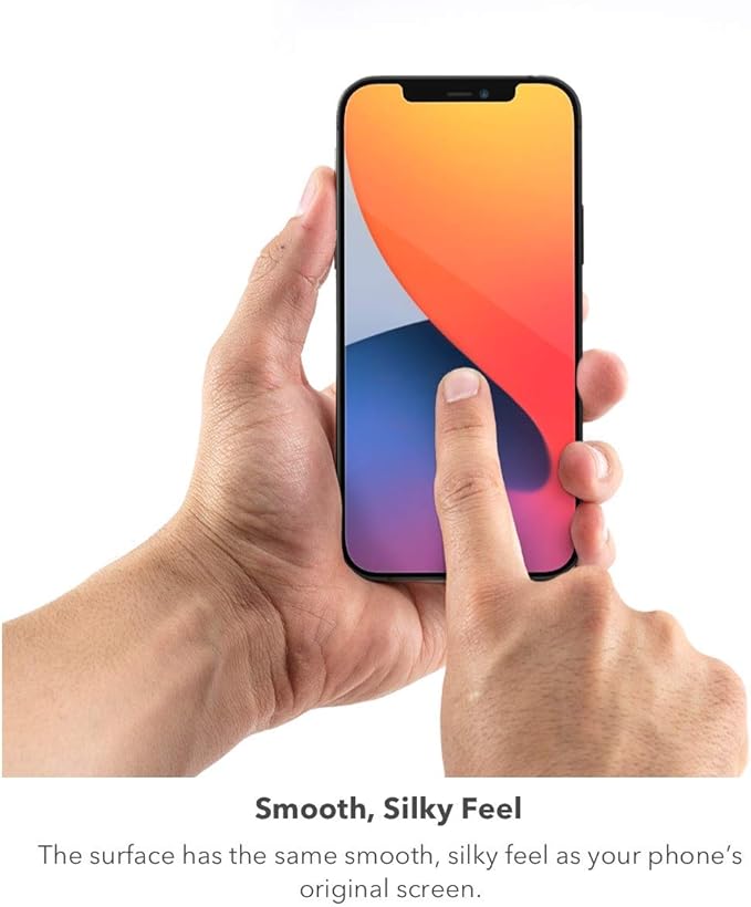 ZAGG InvisibleShield Glass Elite Plus Screen Protector - Made for iPhone 12 Pro Max - Case Friendly Screen - Impact & Scratch Protection, clear (200106657)