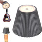 WILIT Wireless Bottle Lamp Shades for Table Lamps, 3 Level Brightness Touch Lamps for Nightstand, Rechargeable Cordless Lamp for Bedroom, Restaurant Bottle Light, Table Top Decor, Cool House Stuff