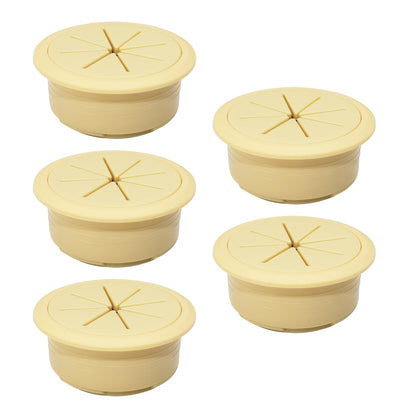 EASYEAH 5 Pcs Desk Grommet 2" / 50 mm, Desk Hole Cover for Cables