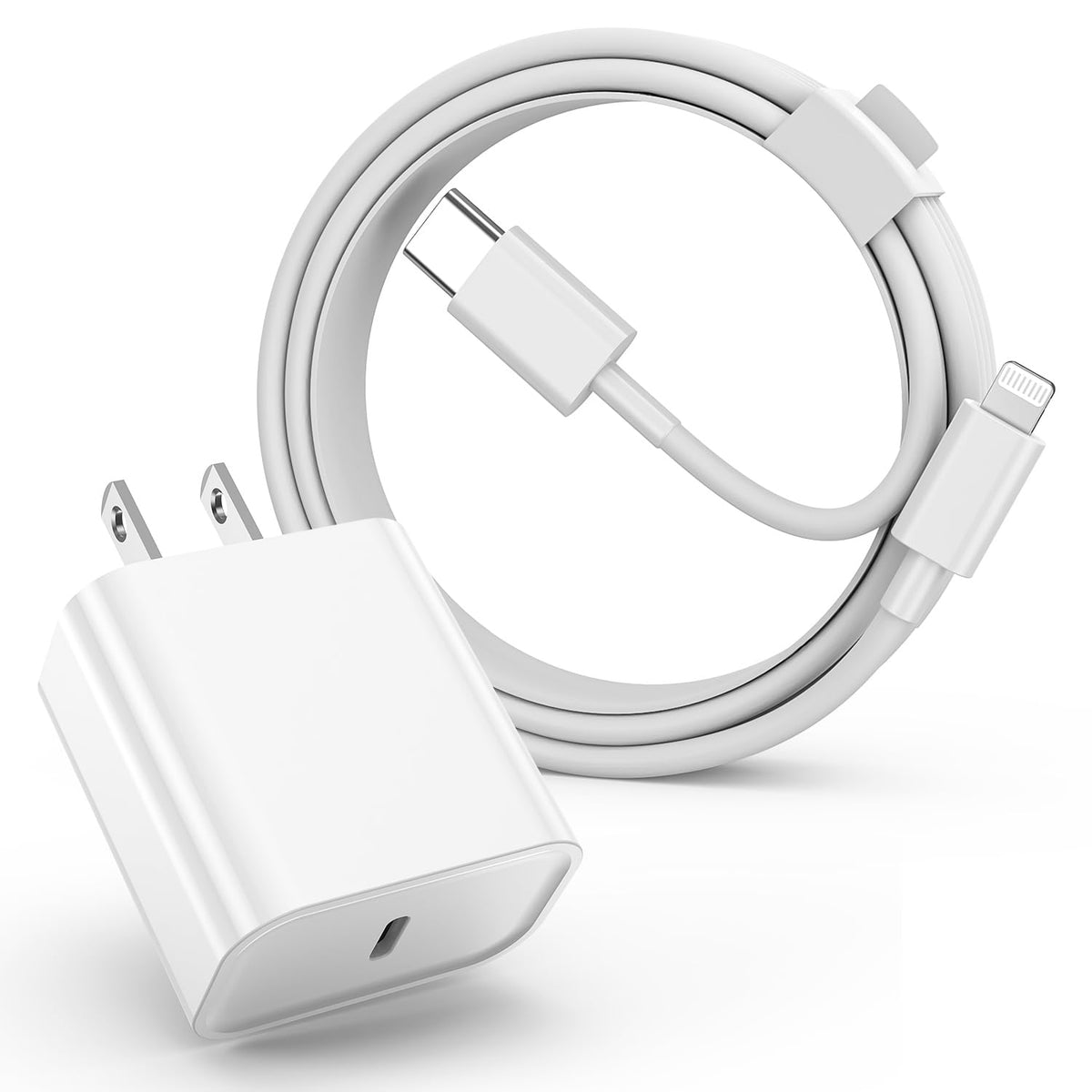 iPhone Fast Charger, iPhone Charger Fast Charging 2Pack PD 6FT Type C Quick USB C to Lightning Cable Cord Fast Charger iPhoneUSB C Wall Block Plug for iPhone14 13 12 11 Pro Max XR XS X, iPad, AirPods