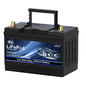 TPE BCI Group31 Car Start Stop System LiFePO4 Lithium-ion Battery 12.8V 100AH 1500A 1280WH Lightweight High Performance Battery Level Display Dual Port