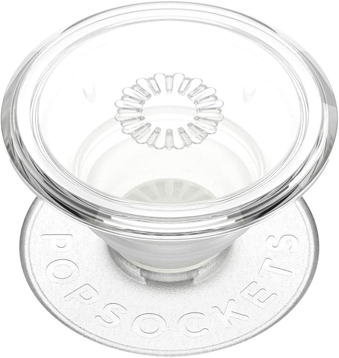 PopSockets Adhesive Phone Grip, Holder, Phone Stand, Black - Translucent Black Smoke