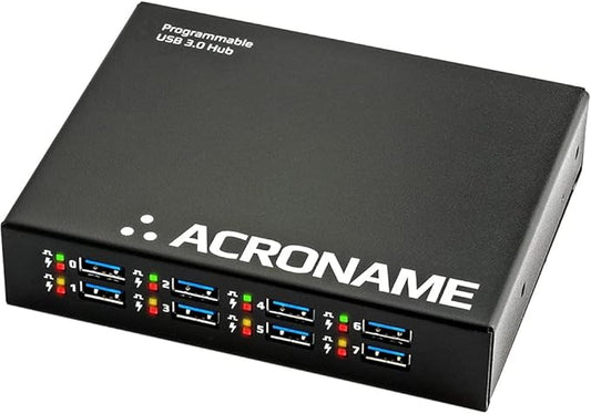 Acroname USBHub3+ Programmable 9-Port USB 3.2 Hub 2-Host 4A Charge S79