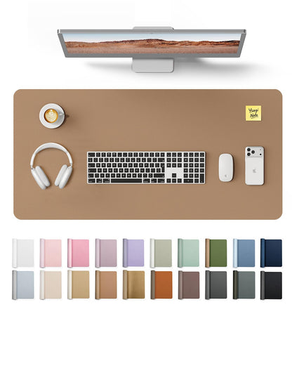 YSAGi Desk Protector&Blotter, Non-Slip Waterproof Leather Mouse Pad