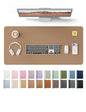 YSAGi Desk Protector&Blotter, Non-Slip Waterproof Leather Mouse Pad