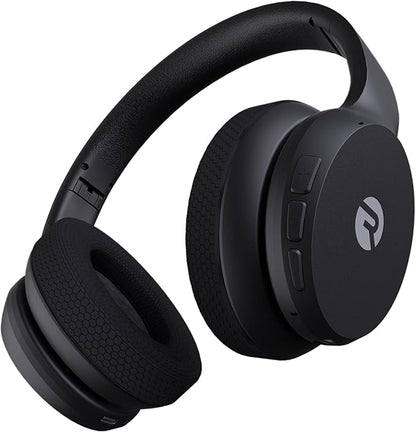 Raycon Fitness Headphones - Wireless Over-Ear-Headphones with 45 Hours of Battery, Active Noise Cancellation, Awareness Mode, 3 Quick Swap Ear Cushions, IPX4 Water Resistance (Black)