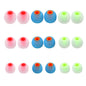 MMYQXI Silicone Replacement Earbud Tips Earbud Covers Ear Tips Fit for in-Ear Headphones (Inner Hole 3.8mm -5.1mm) Earbud Replacement Tips 9 Pairs, S/M/L