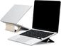 MOFT Laptop Stand for Desk, Adhesive Airflow Laptop Cooling Stand for Heat Dissipation with 2 Adjustable Viewing Angles,Foldable&Portable Computer Stand Compatible with Laptops 11"-16",Earthen Beige
