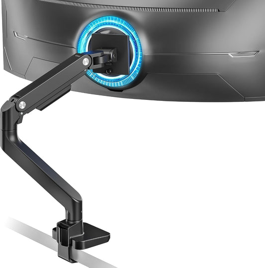 ARES WING Ultrawide Monitor Desk Arm for 17 to 49 Inch Screen, Holds 44 Lbs