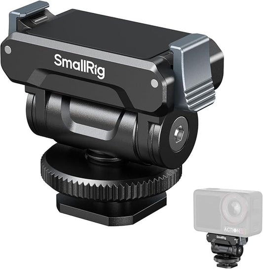 SMALLRIG Cold Shoe Adapter Mount for DJI Osmo 360 / Action 5 Pro / 4/3