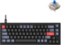 Keychron Q2 Wired Custom Mechanical Keyboard, QMK/VIA Programmable Macro, Full Aluminum, Hot-Swappable Gateron G Pro Blue Switch, 65% Layout Double Gasket Compatible with Mac and Windows - Black