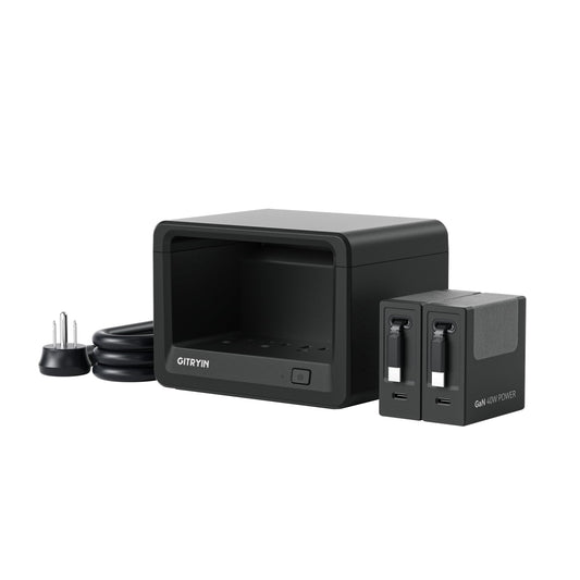 Gitryin 12-in-1 Desktop Charging Station, 160W USB Retractable GaN Charger