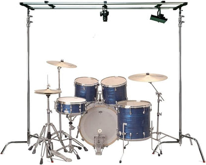 Glide Gear OH 150 Overhead Rig – for Camera, Lights – 4–12ft Modular Platform, Tripod/C-Stand Mounted, 20 lb Capacity