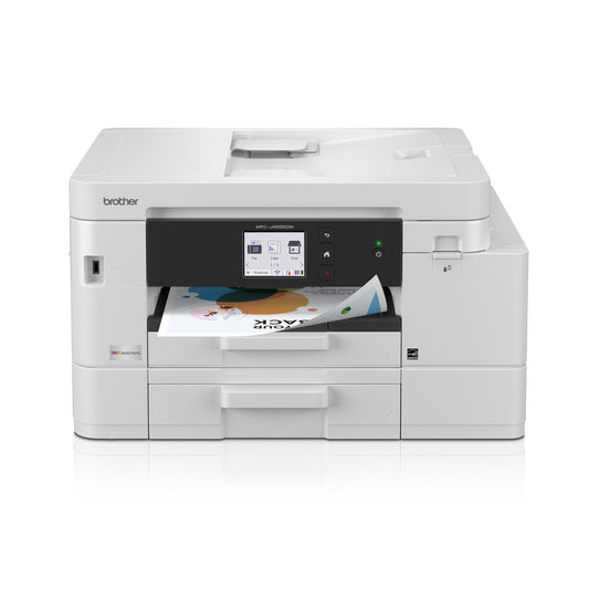 Brother MFC-J4535DW INKvestment -Tank All-in-One Color Inkjet Printer with NFC, Duplex and Wireless Printing Plus Up to 1-Year of Ink in-Box, White