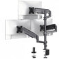 WALI Stacked Triple Monitor Mount for 13-34 inch Screens, 19.8 lbs per Arm