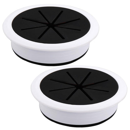 EASYEAH 5 Pcs Desk Grommet 2" / 50 mm, Desk Hole Cover for Cables