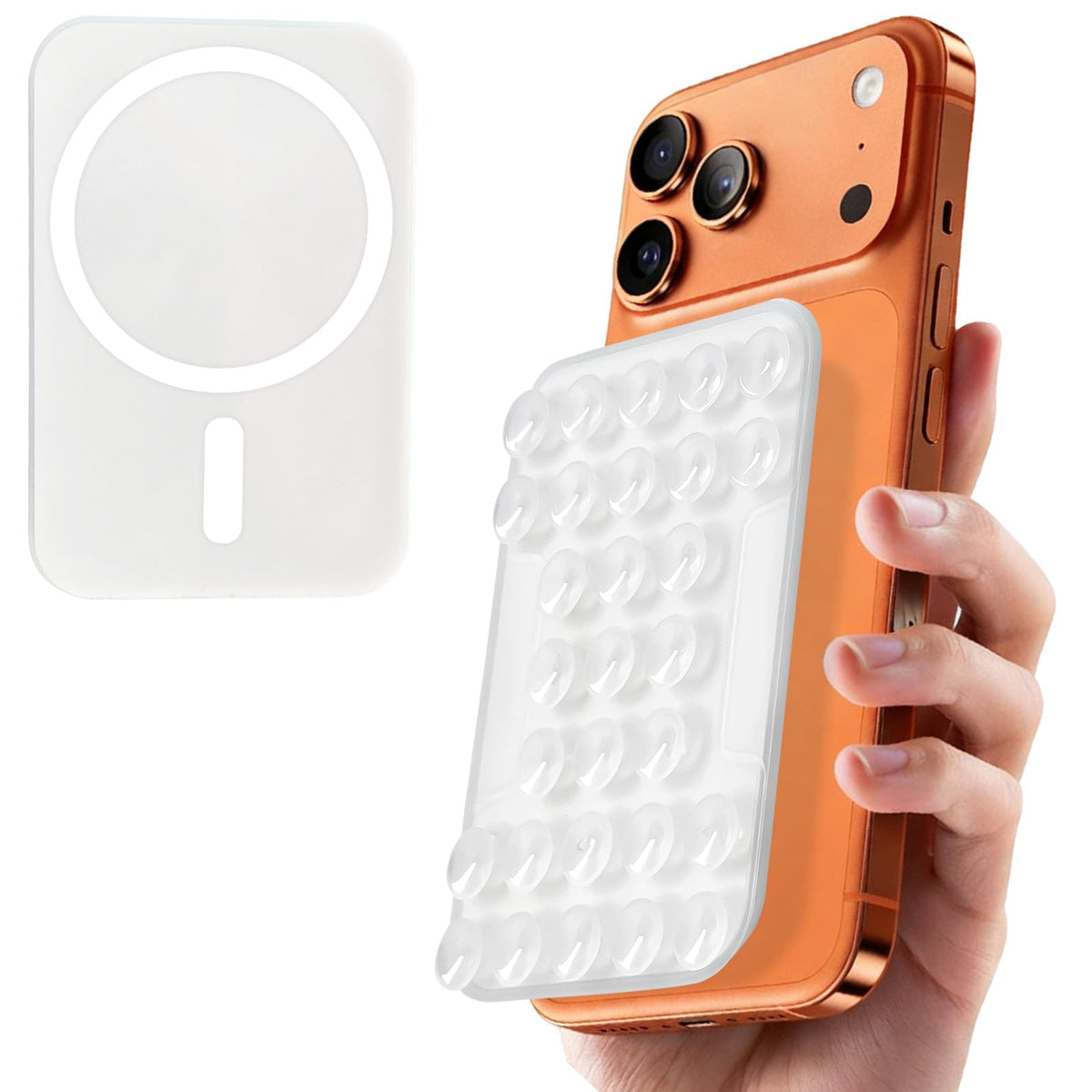 Falatong for MagSafe Suction Mount - 29 Silicone Suction Cup Phone Mount